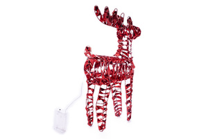 Wholesale Treesmas Modern Christmas Ornament Gift Set Plastic/Metal <b>Reindeer</b> Indoor/<b>Outdoor</b> Decoration for Tree - Product Image 3