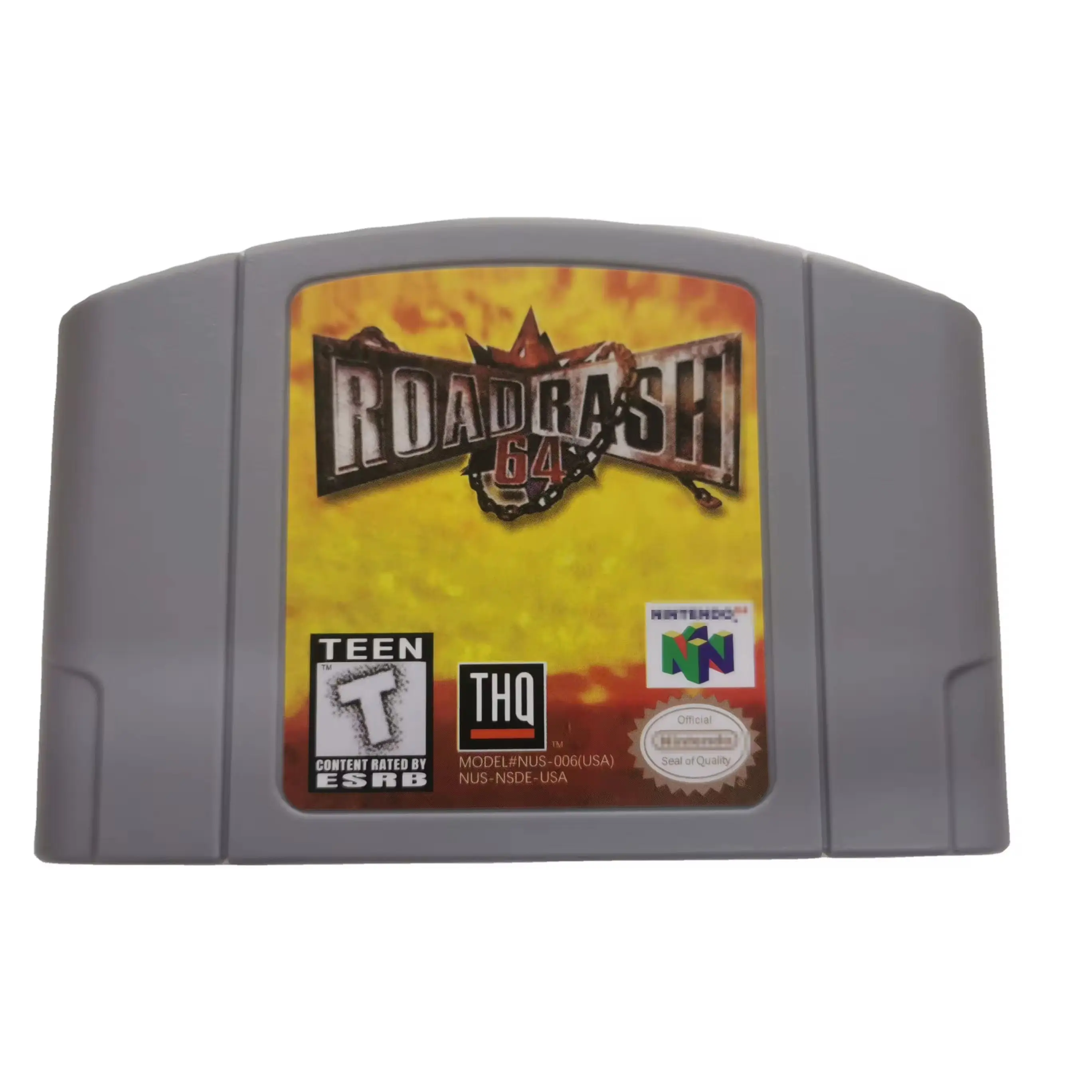 Road Rash 64 N64 trò chơi Cartridge thẻ cho Nintendo 64 chúng tôi phiên bản
