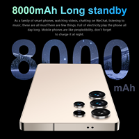 Double appareil photo 72MP + 200MP, puce Qualcomm Deca Core, écran 6,8 pouces 120Hz 4K, stockage 1 To, charge rapide 100W, multilingue