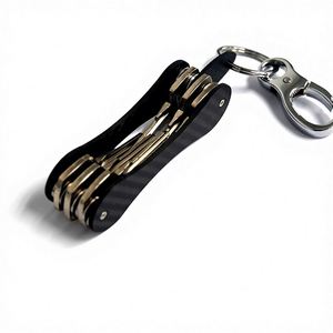 SHENYU 3K Carbon <b>Felt</b> Drone Shape 5mm <b>Thick</b> Compact Lightweight Durable Key Holder & Organizer for Daily Carry - Product Image 3