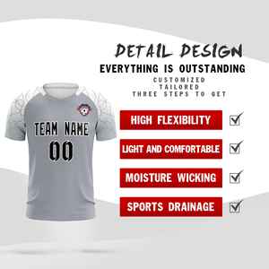 Ensembles d'entraînement de football classiques en argent personnalisés pour adultes/enfants - Product Image 5