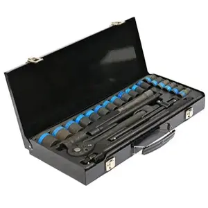 Top Sale 24pcs Hand Kit Tools Full Automotive Box Car Repair Mechanic Ratchet Socket Wrench made in china Tool Set