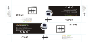 Tilt <strong>TV</strong> Holder LCD <strong>TV</strong> Wall Mounted Brackets up and Down Adjustable Mounting <strong>TV</strong> <strong>Stands</strong> - Product Image 5