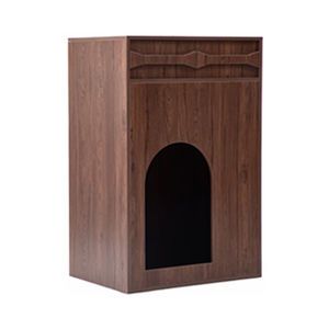 31" W Solid Wood Human-Pet Furniture, Indoor Pet <b>Bed</b> with 2 Drawers, <b>Pine</b> Storage Cabinet - Product Image 2