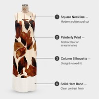 Robe longue moulante écologique à taille haute, imprimé floral numérique, col rond, pour l'été