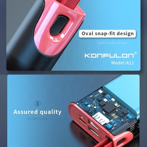 Konfulon Hot Sản Phẩm Bán Chạy 2022 Xách Tay <span class=keywords><strong>Dual</strong></span> Đầu Ra & Đầu Vào Ngân Hàng Điện <span class=keywords><strong>10000</strong></span> <span class=keywords><strong>Mah</strong></span> Với Sạc Cáp Powerbanks Cho Điện Thoại - Product Image 5