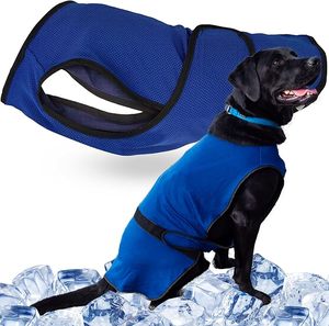 Gilet rafraîchissant avancé pour chien, compatible avec les packs de glace évaporatifs, en maille respirante, équipement d'été pour animaux de compagnie pour la marche en extérieur, la randonnée et les voyages - Product Image 1