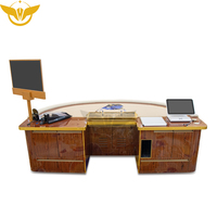 Table de poker Baccarat semi-circulaire personnalisable de qualité casino de luxe professionnel YH