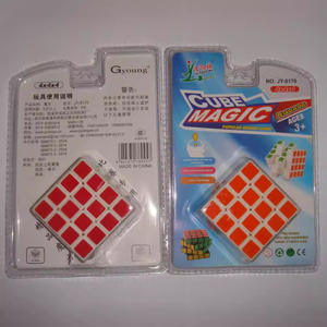 Cubo mágico Gyoung 4x4 de 6 cm, rojo, naranja, azul, verde, amarillo, blanco, juguete educativo para niños mayores de 3 años - Product Image 1