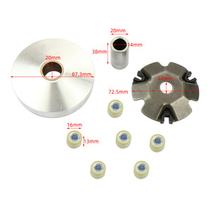 Kit de Transmisión para Motocicleta GY6 50, con Polea de Transmisión para <span class=keywords><strong>Honda</strong></span>, Bajaj, Hero, Suzuki, Kawasaki, Yamaha, 4 Tiempos - Product Image 2