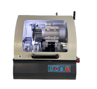 Machine de découpe métallographique manuelle |   Disque de coupe de 100 mm pour la préparation d'échantillons métalliques avec refroidissement