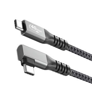 ULT-unite USB4电缆USB4 40gbps充电电缆100w 8K 60hz USB-if c型至c型弯头电缆1m - Product Image 4