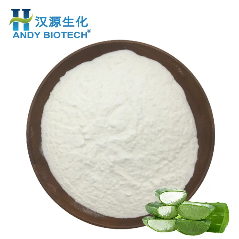 Aloe Powder Supply Cosmetic Raw Material Aloe Vera Gel 100:1 200:1 Organic Aloe Vera Gel Freeze Dried Powder