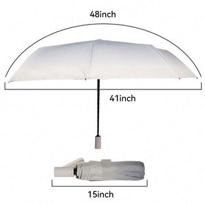 Promotional Mini Folding High Quality Automatic Pocket Umbrella with logo Printing - Product Image 5