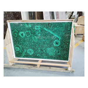 Tấm Ốp Tường Đá Cẩm Thạch Sang Trọng Malachite Nature <span class=keywords><strong>Green</strong></span> Stone - Product Image 1