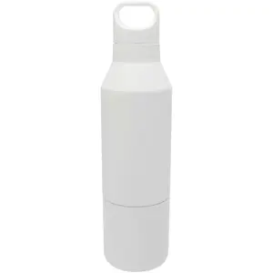 Botella térmica de 600 ml de acero inoxidable reciclado certificado RCS con taza de 300 ml Odessy - Product Image 6