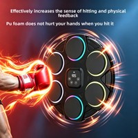 Machine de boxe musicale intelligente pour l'entraînement de musculation, sac de frappe mural, équipement de fitness à domicile, boxe