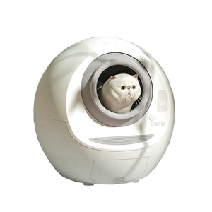 Sohepty Automatic Self Cleaning Pet Cat Litter Box Automatic Cat Litter Box Toilets Big Enclosure Machine Trays Cat