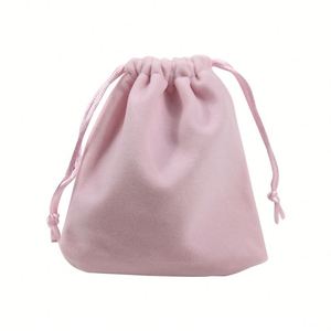 ถุงกำมะหยี่หลากสีขนาด 7*9 ซม.~12*16 ซม. สำหรับใส่ของขวัญหรือเครื่องประดับ พร้อมเชือกผูก - Product Image 3