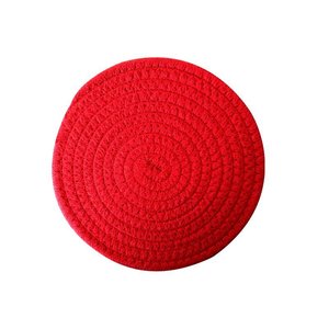 Salvamanteles redondo de algodón de estilo nórdico, aislante del calor, para sala de estar, dormitorio, comedor - Product Image 1