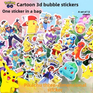 Autocollant bulle transfrontalier stéréo fait main Avengers Pikachu Frozen Princess <span class=keywords><strong>Spiderman</strong></span> <span class=keywords><strong>Petite</strong></span> Princesse - Product Image 3