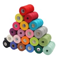 En gros 2mm Jute Cordon Bondage Corde pour Shibari 23 Couleur DIY Utiliser 3 Brins Coton Chanvre 10 Mètres