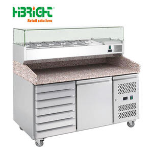 Réfrigérateur-congélateur vertical de haute qualité, en acier inoxydable, robuste, pour usage commercial, capacité de 420 L, équipement de cuisine - Product Image 4