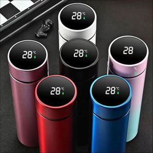Promotional Custom Logo Temperature Display Vacuum Flask <b>Thermos</b> Smart Vacuum Insulated Water <b>Bottle</b> for Client Gifts - Product Image 3