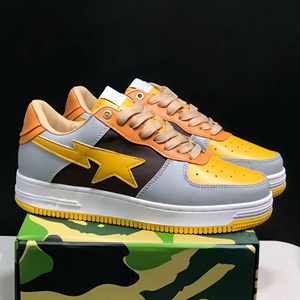 Breathable <b>Top</b> quality Synthetic Leather Sports Shoes-Original Popular Men's Bapees Style Casual Running Shoes Cotton Camouflage - Product Image 5
