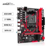 Carte mère ATX de bureau JIESHUO A520M AM4, prend en charge les processeurs 3600/4650G/5500/5500G/5600/5600G/5600X, M.2 NVME, double canal DDR4, nouvelle