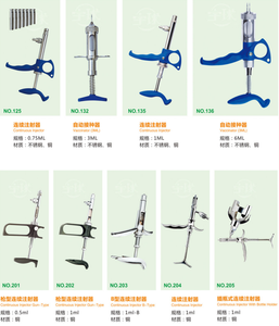 Reutilizável plástico aço seringa injeção veterinária | Porco gado ovelhas gado medicina injetor para uso fazenda animal - Product Image 5