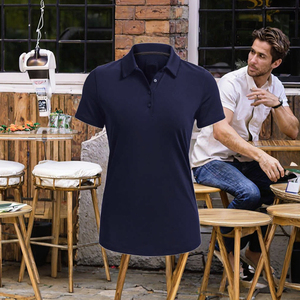 Camisa de Manga Corta para Hombre DEMAIR, Personalizada, Envío Rápido, Transpirable, Estampada, de Color Sólido, con Cuello, de Tela de Lona, de Secado Rápido - Product Image 3