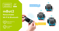 Kit de Robótica Programable con Control Remoto Wifi Makeblock mBot Neo mBot 2, Coche de Codificación Scratch y Python mBot2