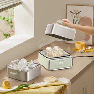 Cuiseur vapeur électrique Little Bear DZG-F30J2 à trois niveaux, 10L, avec minuterie numérique, pour la maison, machine à petit-déjeuner - Product Image 5