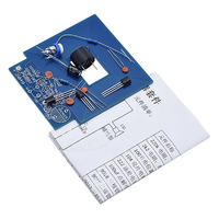 Kit de Détecteur de Métaux DIY, Module de Capteur de Métaux DC 3V-5V, Carte PCB avec Buzzer et Composants à Condensateurs