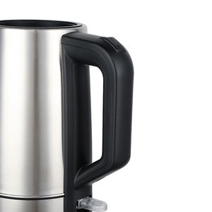 Tetera Turca Inalámbrica de 3L, Hervidor Eléctrico de Acero Inoxidable de 1500W con Función para Mantener Caliente, Hervidor Doble Portátil para el Hogar y Hoteles - Product Image 5