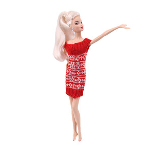 Venta Caliente de Fábrica: Vestido de Lana Colorido de Otoño, Ropa de Muñeca Hecha a Mano, Vestido de Punto, Conjuntos para Muñecas de 30 cm - Product Image 2