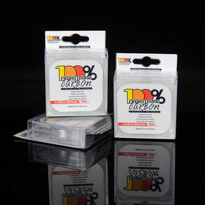 Línea de Pesca de Carbono 100% Medida, 50m 3.0 #   Línea Principal Virtual Invisible de Alta Resistencia para Pesca en el Mar - Product Image 2