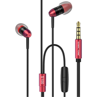 Écouteurs filaires de haute qualité 1,2 m avec micro, écouteurs intra-auriculaires filaires pour iPhone Xiaomi Samsung