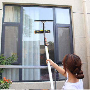 Brosse de nettoyage <span class=keywords><strong>pour</strong></span> panneaux solaires Brosse de nettoyage multifonctionnelle à jet d'eau Poteau alimenté en eau avec brosse de nettoyage de vitres avec grattoir - Product Image 3