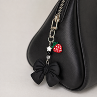Nouveau Pendentif promotionnel en acrylique en forme de nœud, direct usine, pour sacs à main et étuis d'écouteurs, vente en gros, breloques de porte-clés DIY