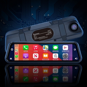 M8-8801 HD 1080P IPS Dashcam With Dual Lens Night Vision Touchscreen Loop Recording Reversing Camera &amp; Mirror Mount - Product Image 1