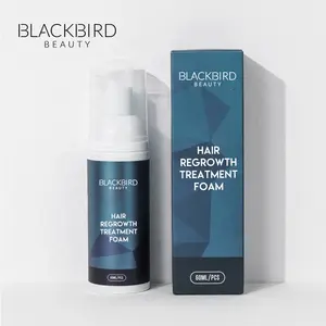 Etiqueta Privada el crecimiento del cabello tratamiento para el crecimiento del cabello de espuma para el pelo y tratamiento tópico para adelgazamiento