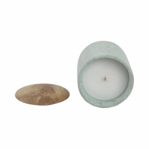 Bougie parfumée avec couvercle en bois, bougie votive décorative pour espaces intérieurs et extérieurs, élégante bougie en pot pour la maison - Product Image 4