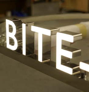 상점 바 및 건물을위한 뒷면 LED 조명 야외 비즈니스 로고가있는 맞춤형 3D 아크릴 라이트 사인 - Product Image 3