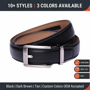 Cinturón de Cuero para Hombre con Logotipo Personalizado, Fabricación OEM/ODM, Venta al Por Mayor para Trajes de Negocios - Product Image 1