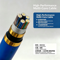 Cable de Control de Señal Industrial con Blindaje de Cobre Trenzado, Cable de Instrumentos de PVC Anti-interferencias para Equipos de Automatización