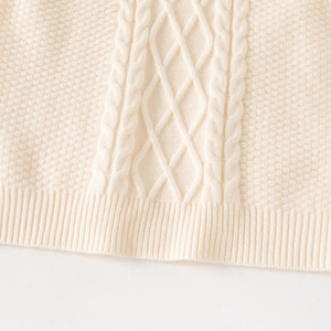 2024 Collection hiver nouveaux garçons col en v couleur unie Jacquard tricot gilet enfants <span class=keywords><strong>pull</strong></span> sans manches pour la livraison directe en gros - Product Image 4