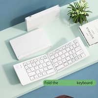 Offre Spéciale Ultra-mince pliable sans fil BT clavier USB nouveau clavier mince pavé tactile pour téléphone Portable Mini pliant