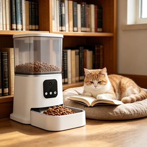 Outdoor Camping <b>Automatic</b> Pet Feeder Alimentador Automático Compact Smart Pet Feeder Wear Resistant Pet Food <b>Dispenser</b> - Product Image 1